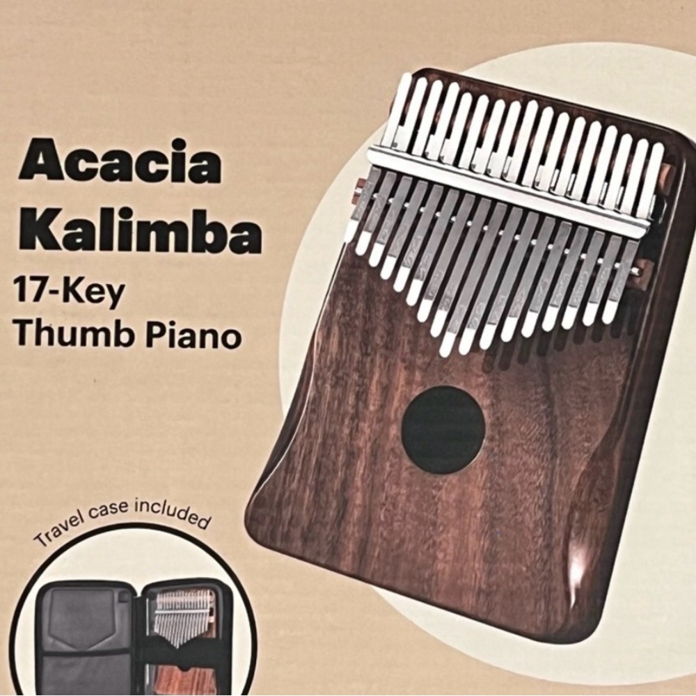 acacia swimwear 17-Key Kalimba Thumb Piano - Brown